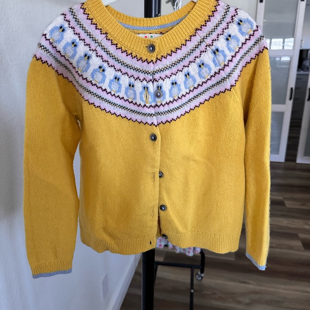 Mini Boden Penguin Sweater